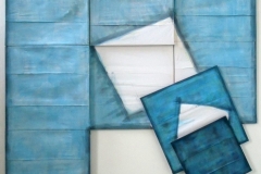 DIPINTO-SCULTURA,  2010  Acrylic on canvas,  200 x 200 cm